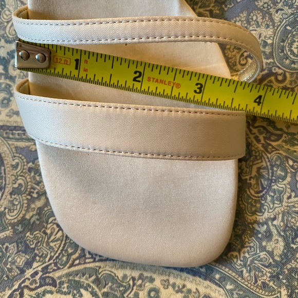 Bone Color Strappy Heels - Picture 8 of 10